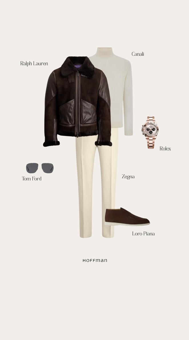 Curadoria Ralph Lauren, Canali, Zegna, Rolex